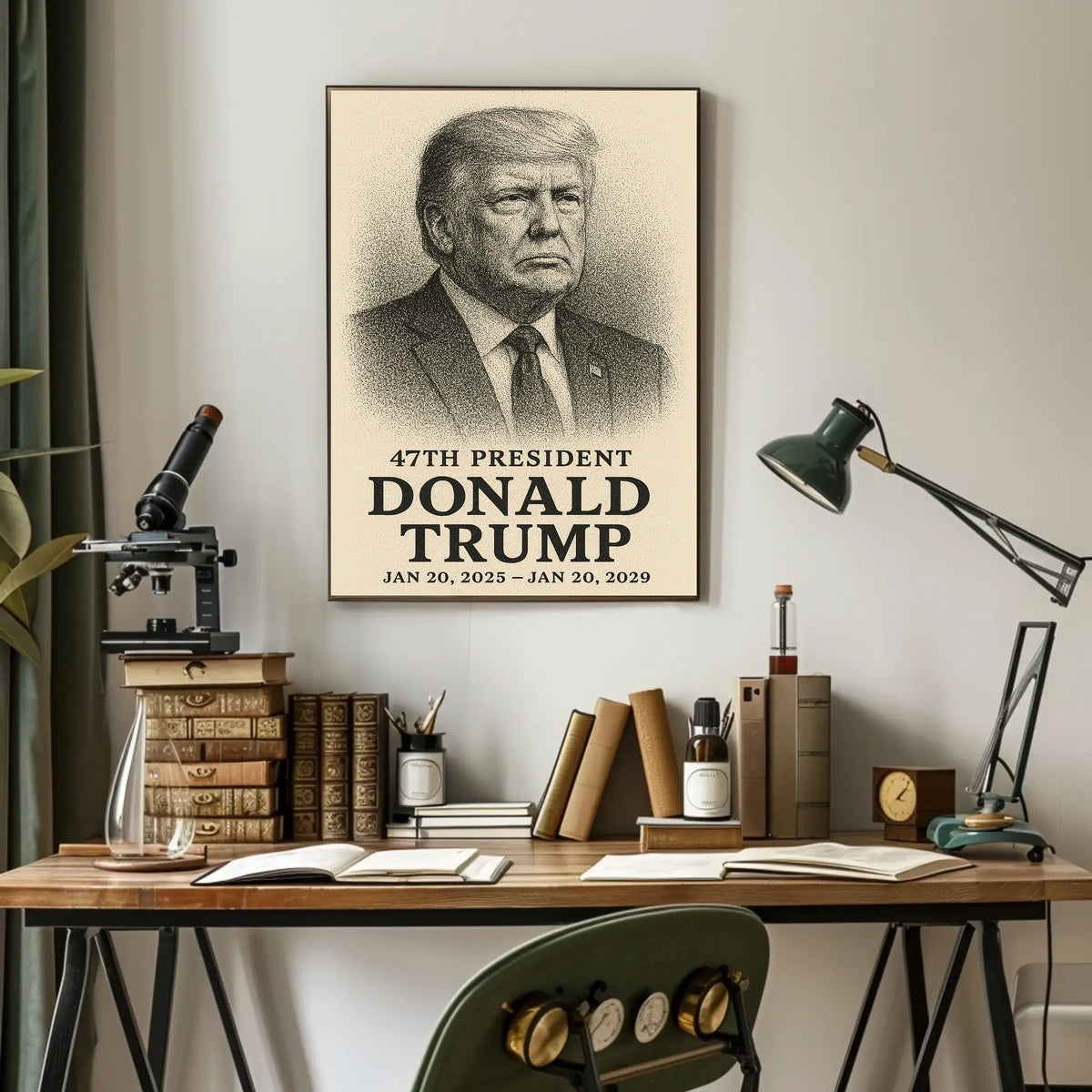 Donald Trump 47th President Pop Art Patriot Poster