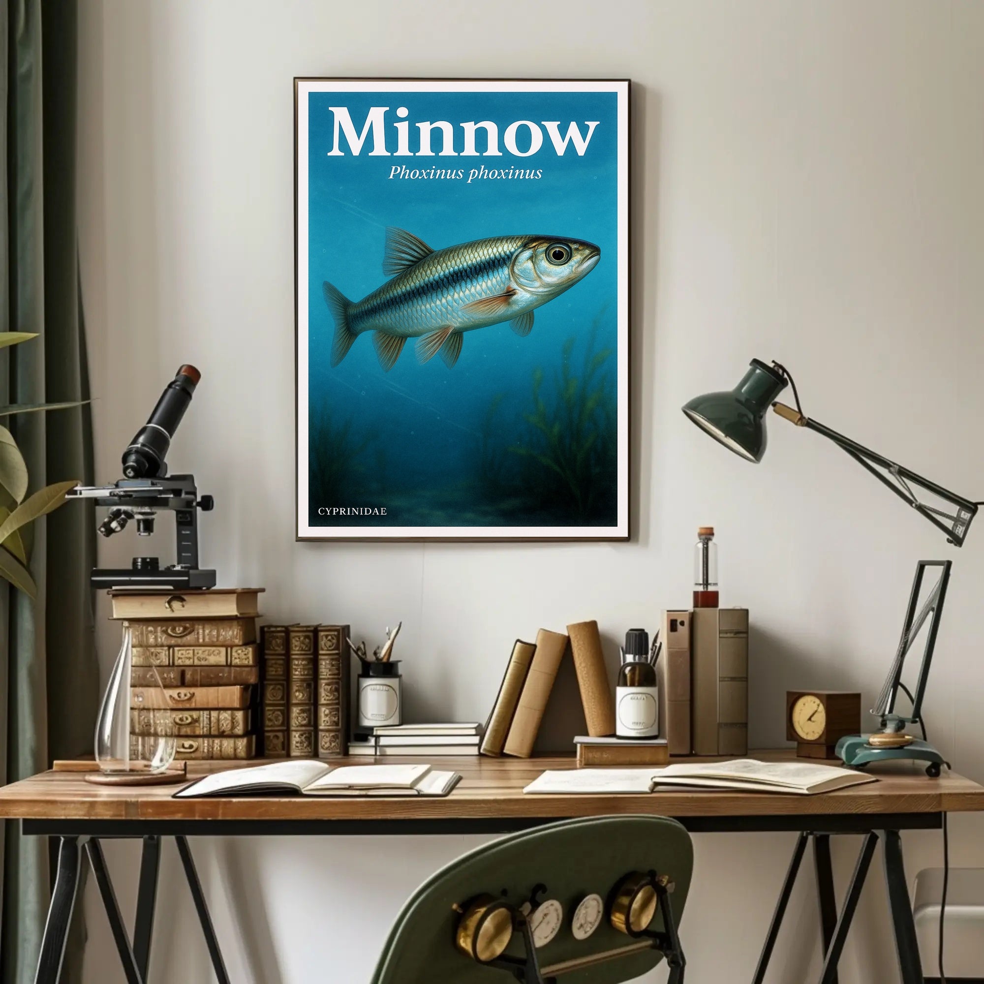 Minnow - Phoxinus phoxinus Poster PosterGoat