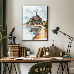 France Mont Saint Michel Poster