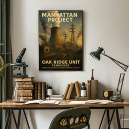 Manhattan Project Oak Ridge Unit Poster