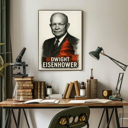 Dwight D. Eisenhower 34th President of the United States Reflections Poster