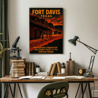 Fort Davis, Texas Preserved Frontier Poster