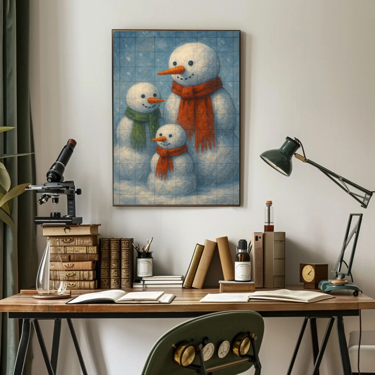 Winter Wonderland Snowmen Poster