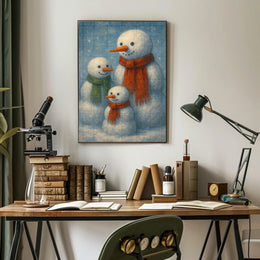 Winter Wonderland Snowmen Poster