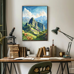 Machu Picchu Adventure Art Print Cultural or Heritage Poster