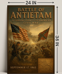 Battle of Antietam Poster PosterGoat