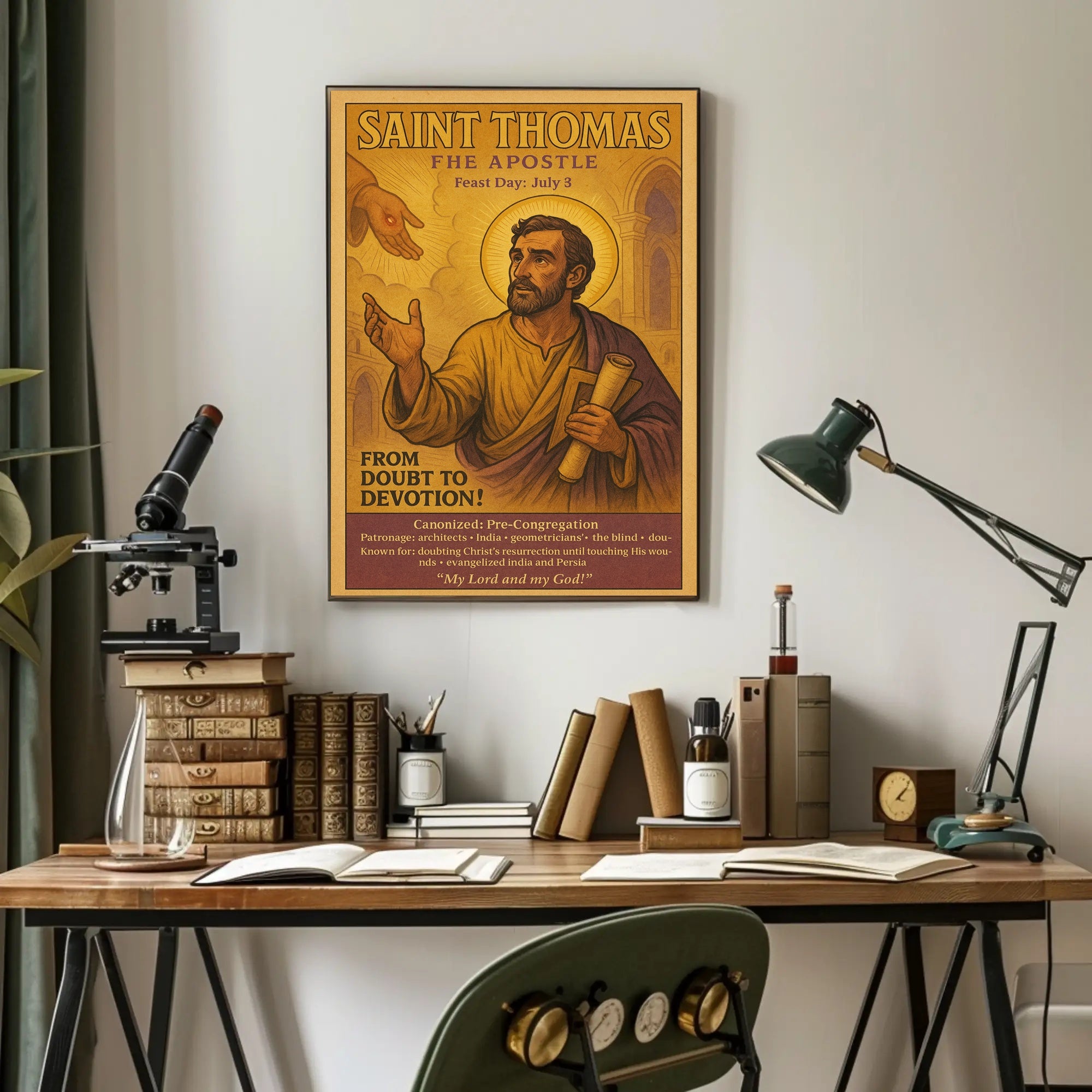 Saint Thomas the Apostle Poster PosterGoat