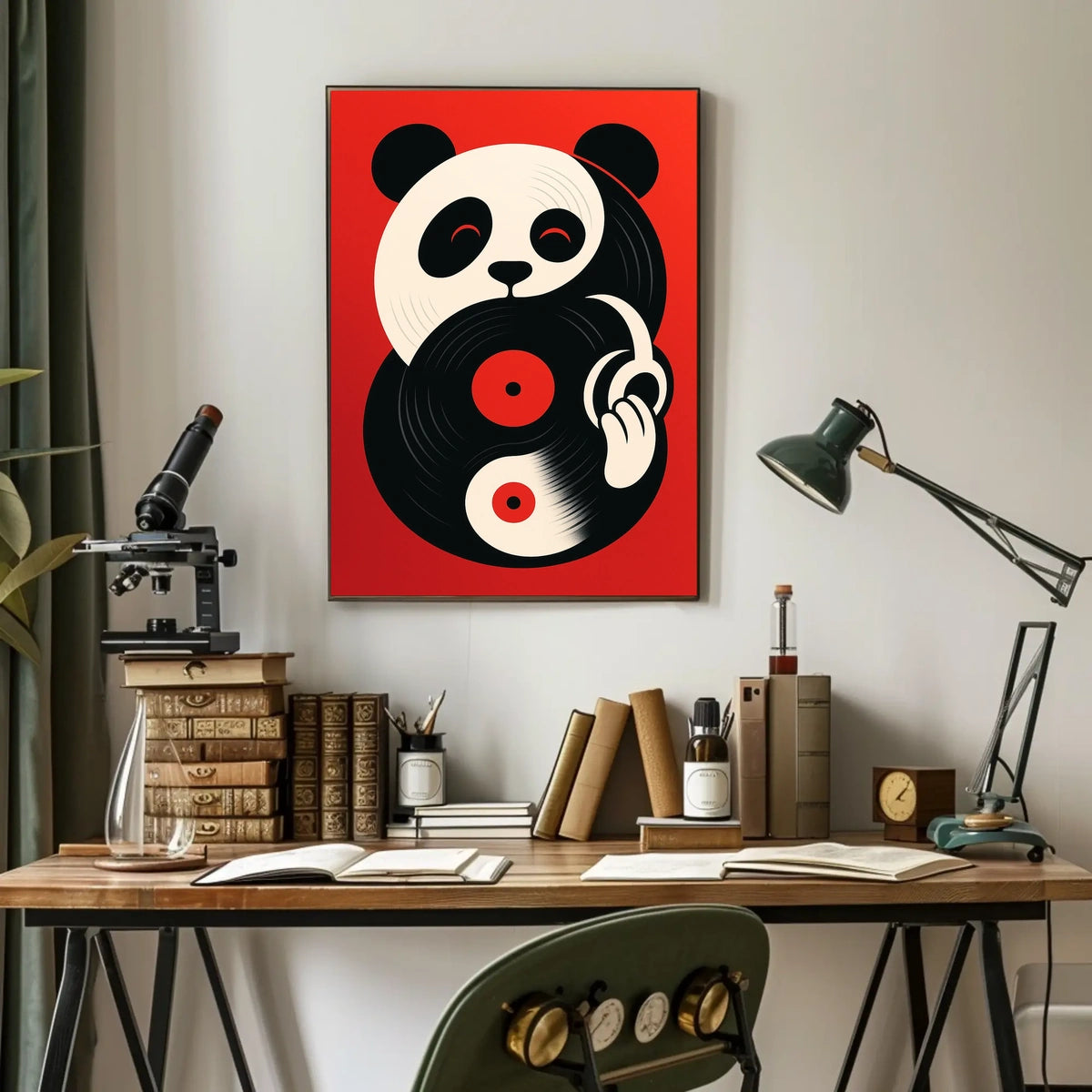 Panda Groove Poster
