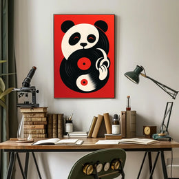 Panda Groove Poster