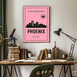 Phoenix City Edition Poster PosterGoat