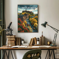 Autumn in Edinburgh Poster