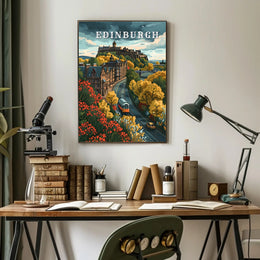 Autumn in Edinburgh Poster