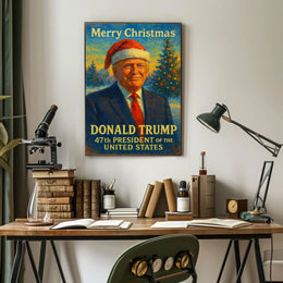 Christmas-Themed Presidential Holiday Poster