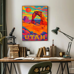 Vibrant Utah Landscape Poster