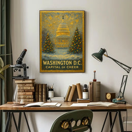 Washington D.C. Capital Of Cheer Poster