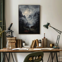 Journey Through The Misty Mountains Poster PosterGoat