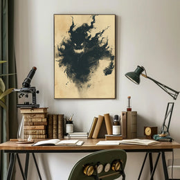 Shadowy Entity in Motion Poster PosterGoat