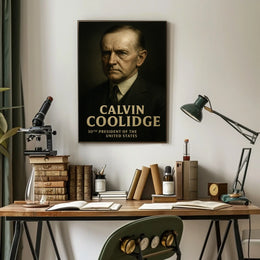 Calvin Coolidge 30th President Poster Wall Art Decor