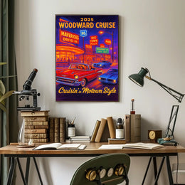 2025 Woodward Cruise Poster