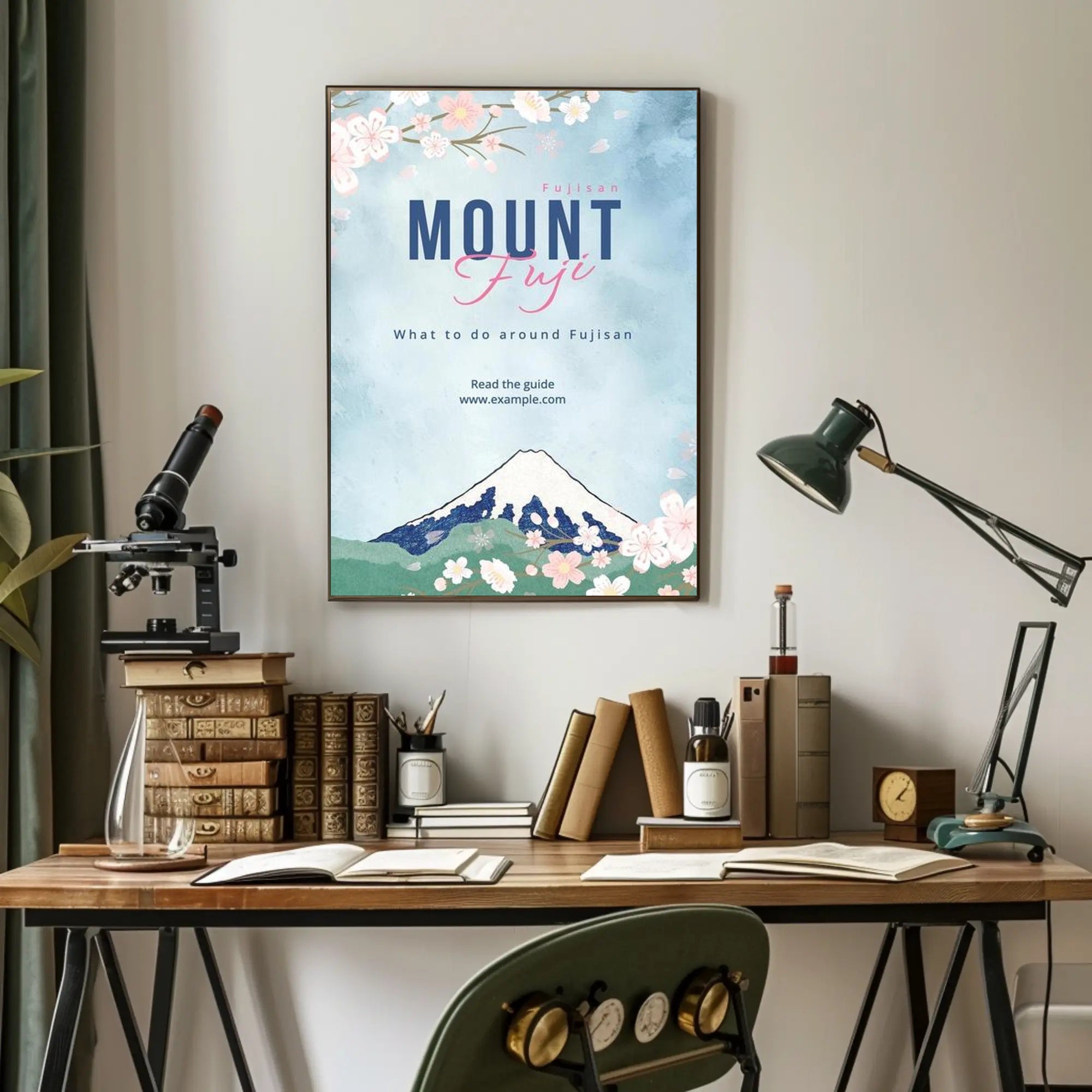 Explore Mount Fuji Poster PosterGoat