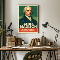 James Madison 4th President Poster