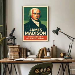James Madison 4th President Poster