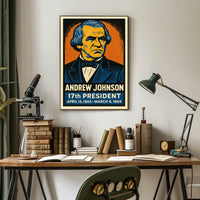 Andrew Johnson 17th President Poster