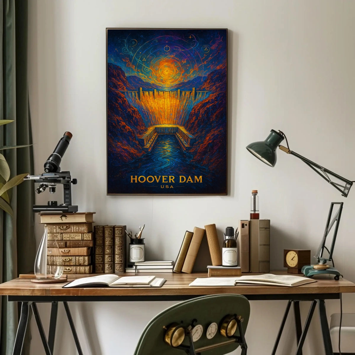 Hoover Dam USA Poster
