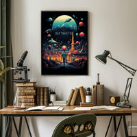 Galactic Exploration Adventure Poster
