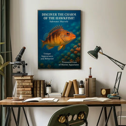 Discover The Charm Of The Hawkfish Poster