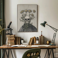 Life and Death Contrast Artistic Poster PosterGoat