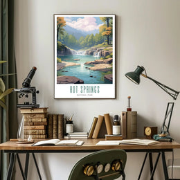 Hot Springs National Park Scenic Poster Wall Art
