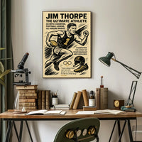 Jim Thorpe The Ultimate Athlete Jim Thorpe Poster