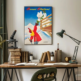Berner Oberland Winter Adventure Poster
