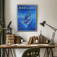Maryland Vibrant Reflections Poster