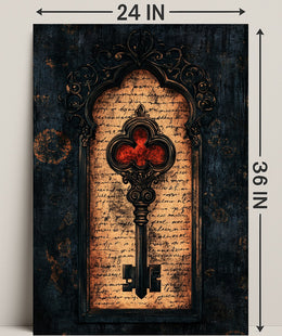The Ornate Key Poster