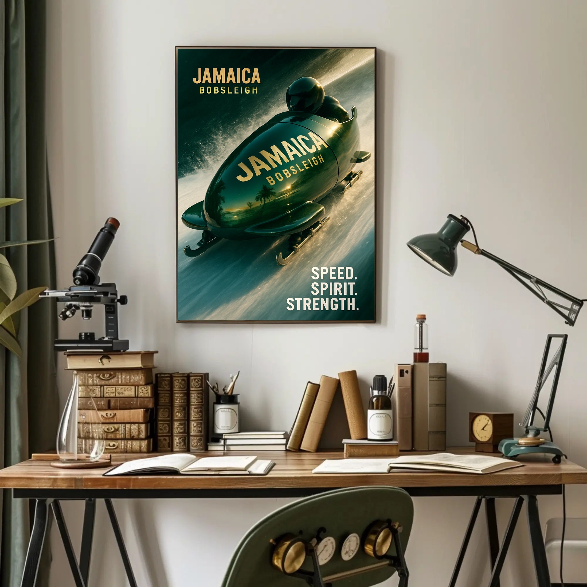 Jamaica Bobsleigh Poster