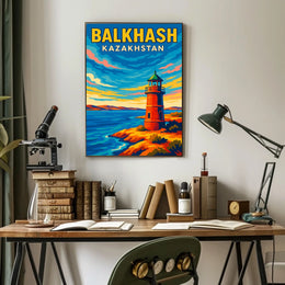 Balkhash, Kazakhstan Poster