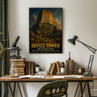 Devils Tower AmericaS First National Poster