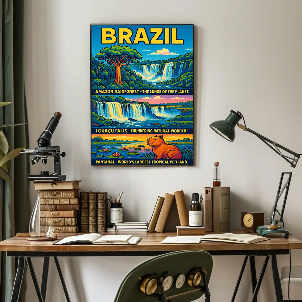 Wonders Of Brazil Poster