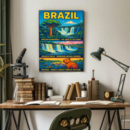 Wonders Of Brazil Poster