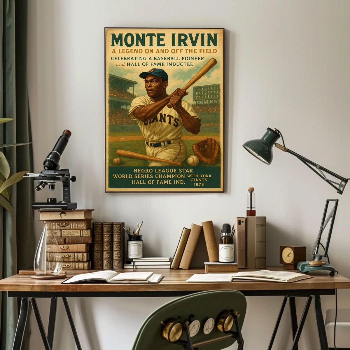 Monte Irvin A Baseball Legend Poster