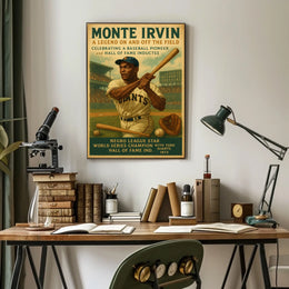 Monte Irvin A Baseball Legend Poster