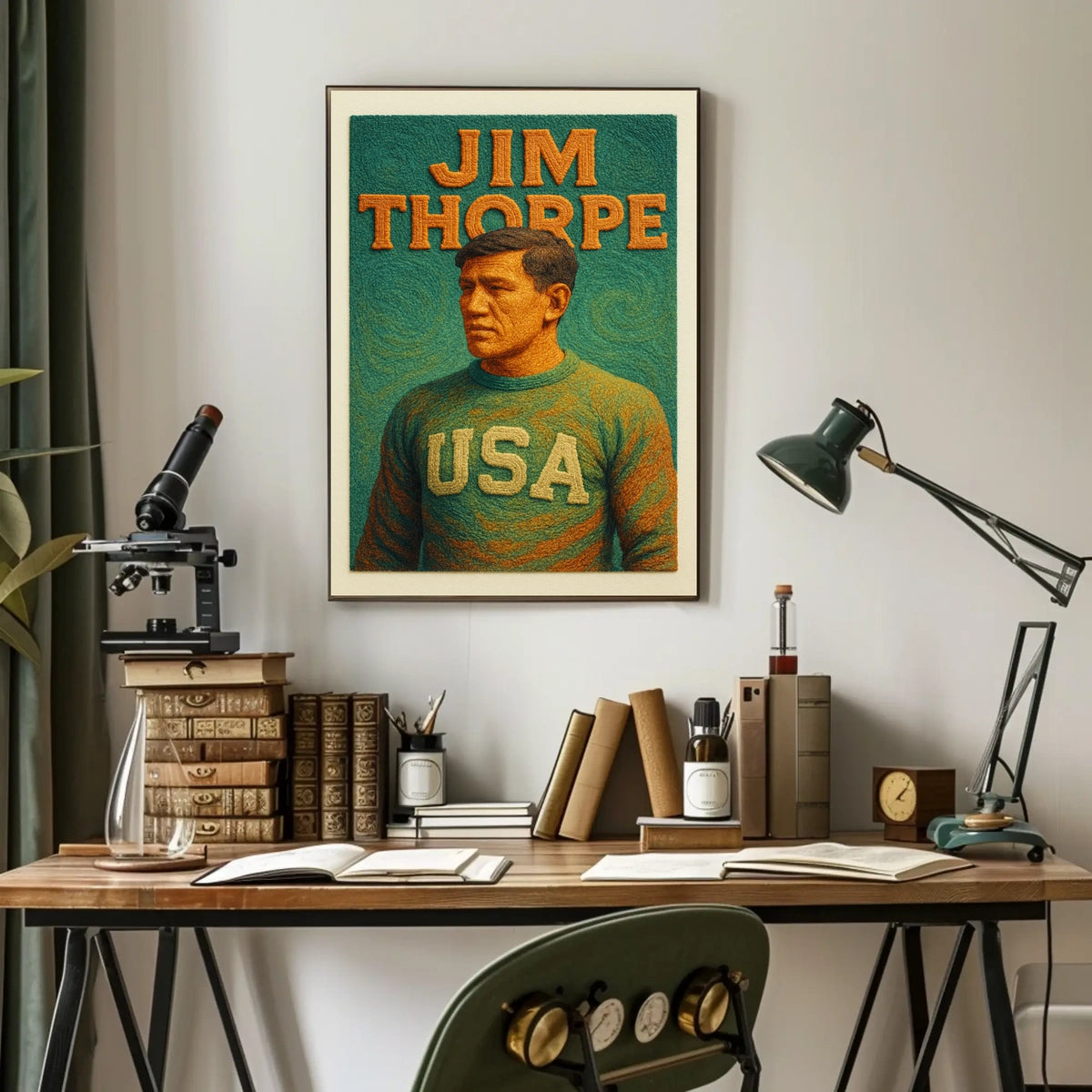 Jim Thorpe Tribute Poster