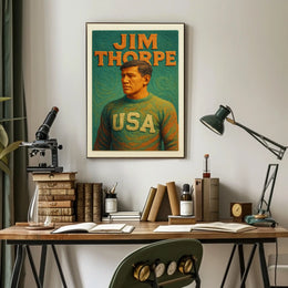 Jim Thorpe Tribute Poster