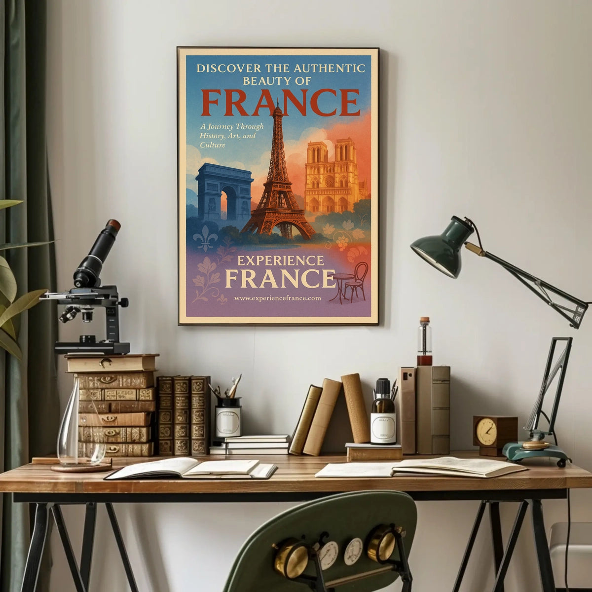 Discover The Beauty Of France Poster