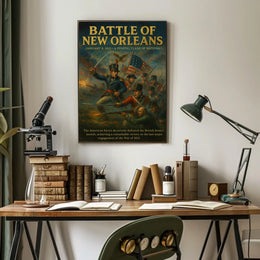 Battle Of New Orleans A Pivotal Clash Poster
