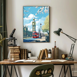 London In Springtime Poster