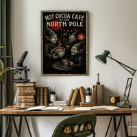 Hot Cocoa Café At The North Pole Poster