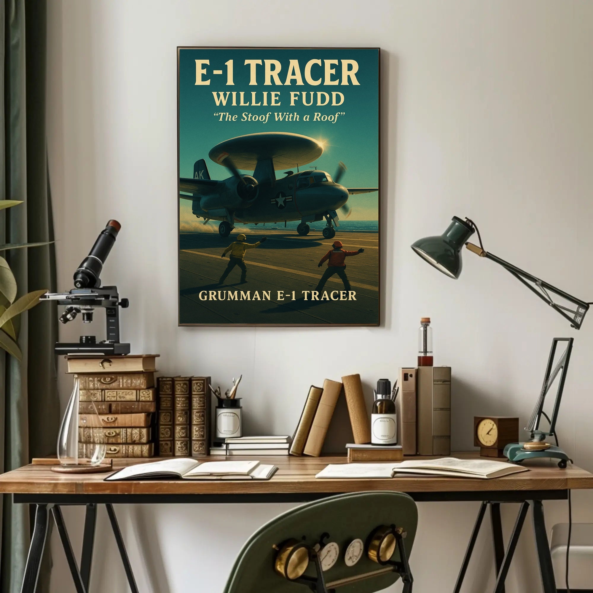Grumman E-1 Tracer Military Recruitment Poster